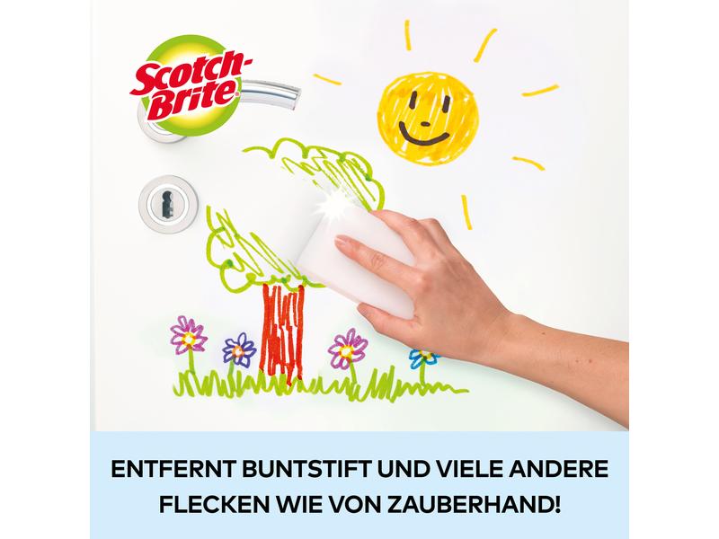 Scotch-Brite Flecken-Radierer Scotch-Brite 6 Stück Reinigungsschwamm