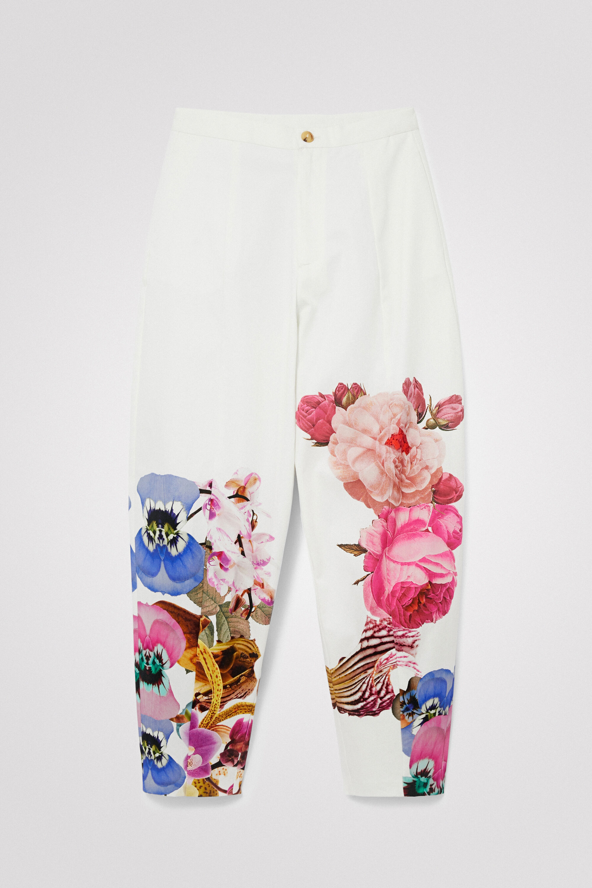 Pantalon baggy fleurs M. Christian Lacroix