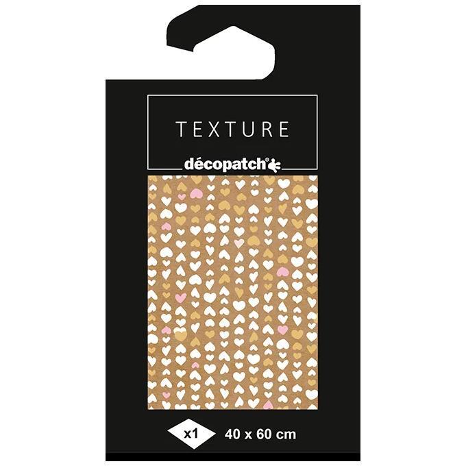 Papier Texture Décopatch n°787 - 1 feuille 40x60cm - Marron