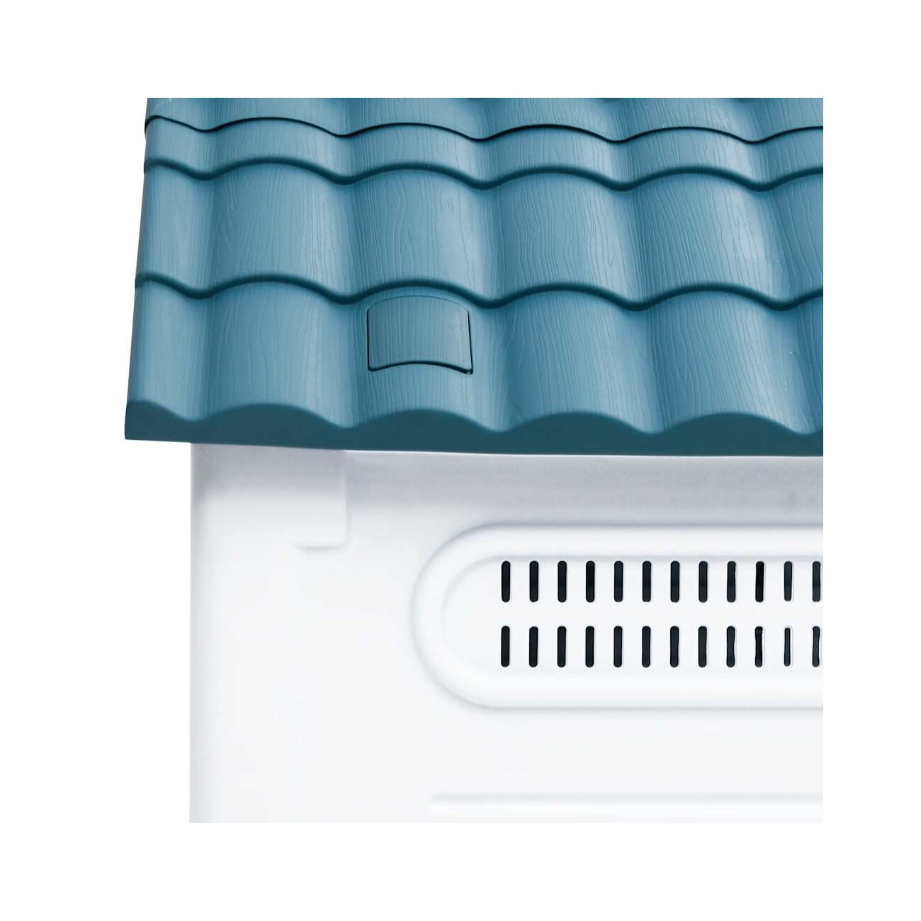 VidaXL Hundehütte aus Polypropylen blau 57 cm, 68 cm, 66 cm