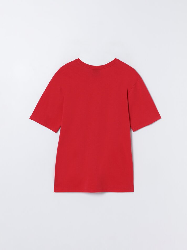 Camiseta estampada Peanuts™ - Vermelha