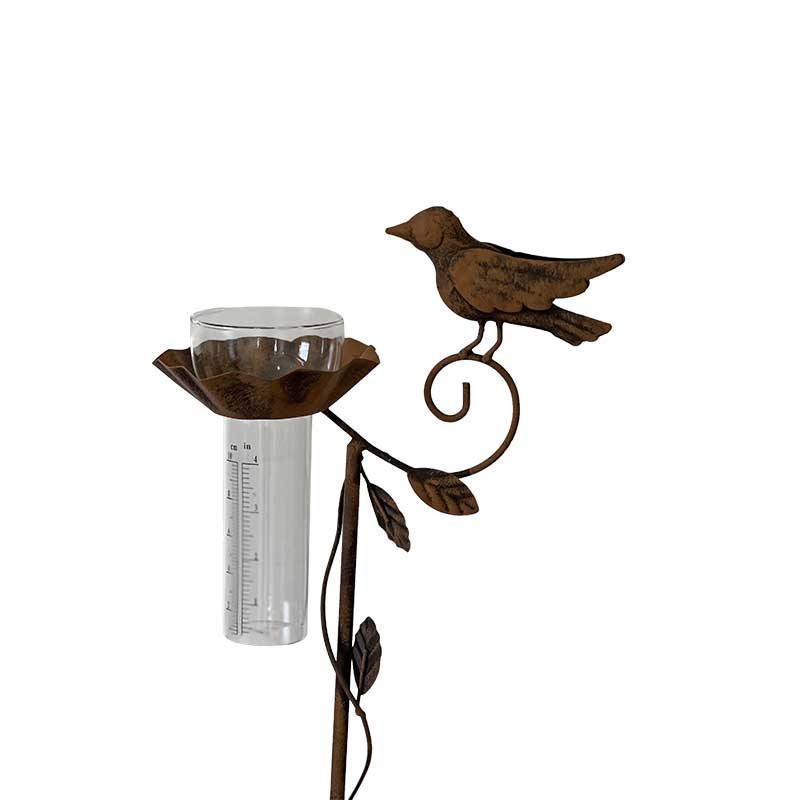 Pluviomètre oiseau 24x11x108cm