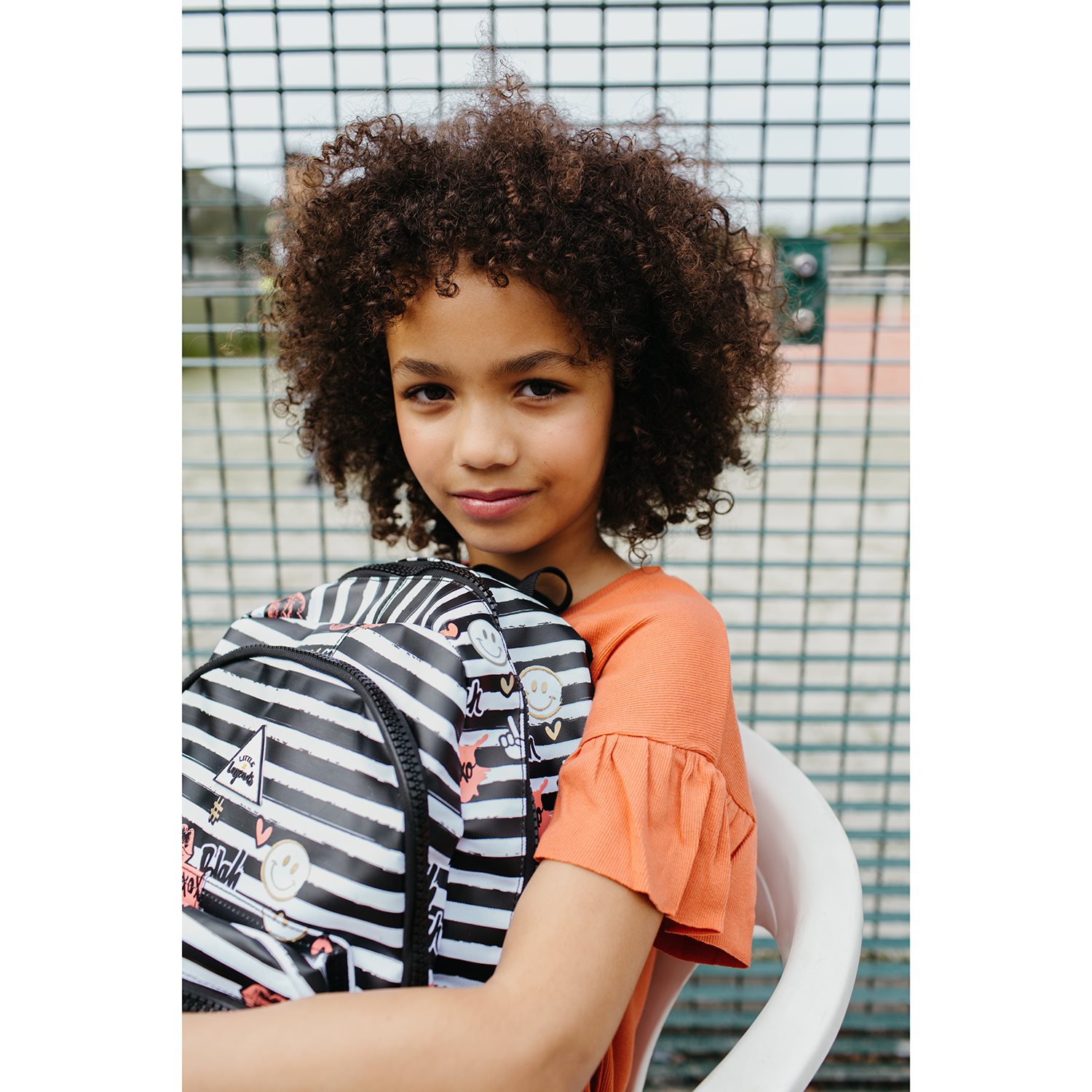 Little Legends BFF Backpack L zwart/wit/roze
