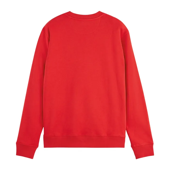 Scotch & Soda Essential Logo Badge Sweater Heren