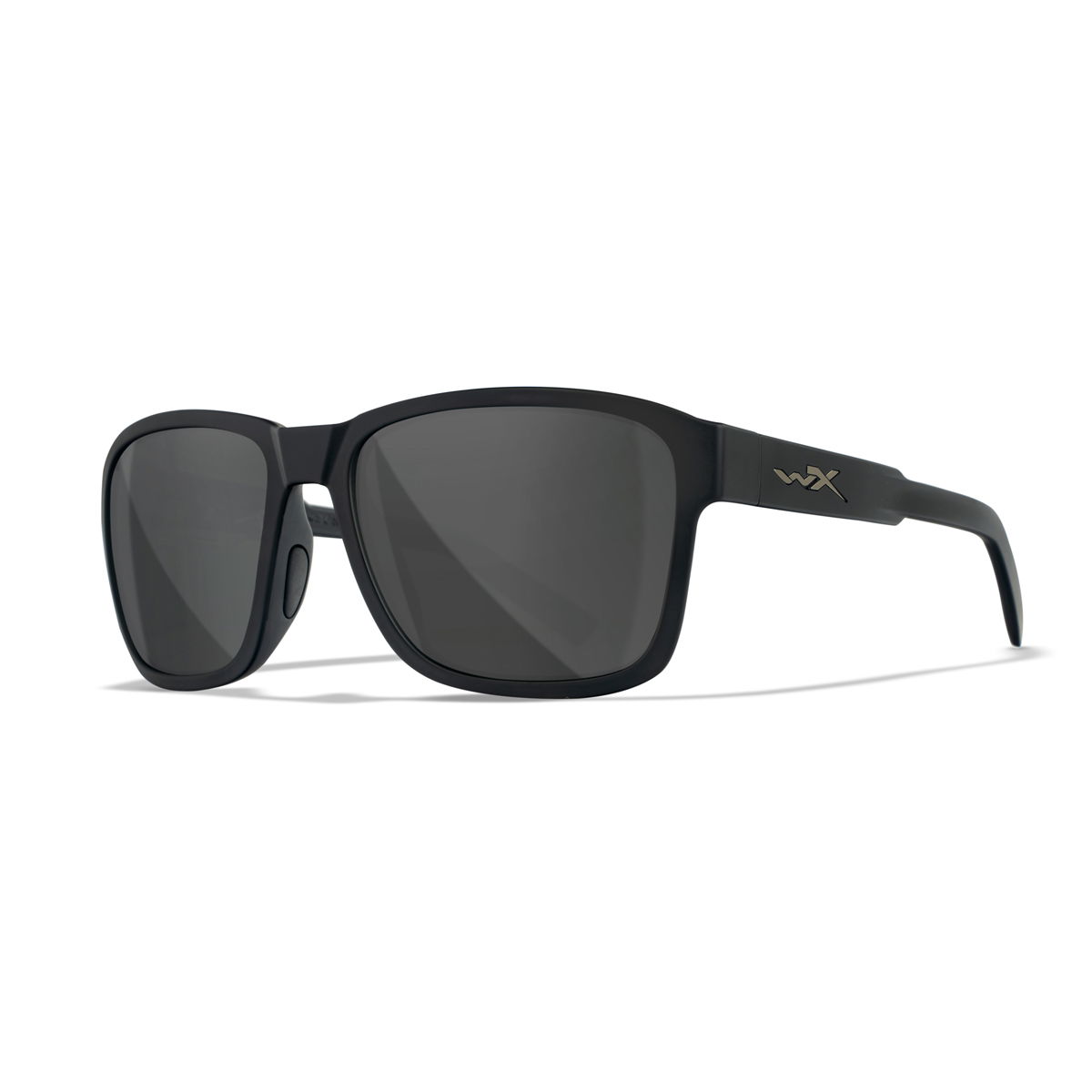 Wiley X Trek, Grå Glas, Mat Sort Stel, Unisex - Spejder Sport