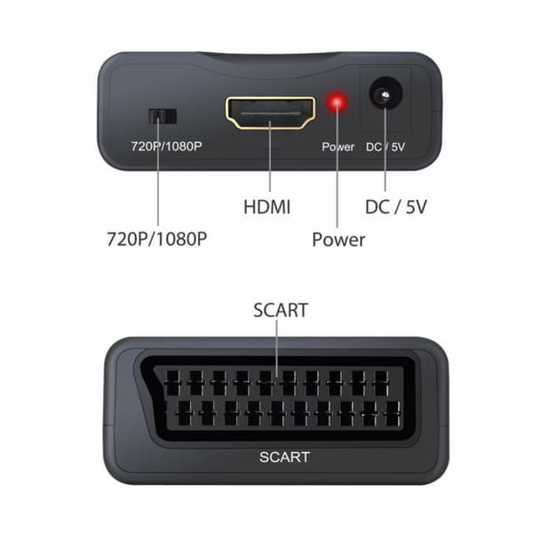 INF SCART til HDMI-omformer 1080p