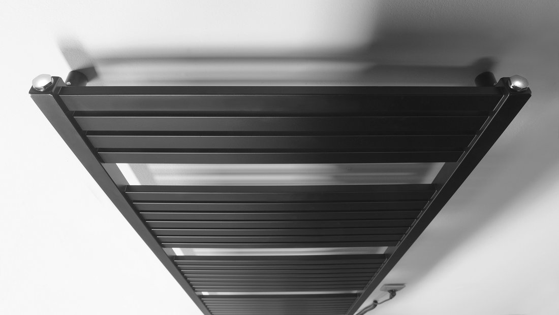 Sapho Tondi elektrische radiator zwart mat 60x133cm 600W