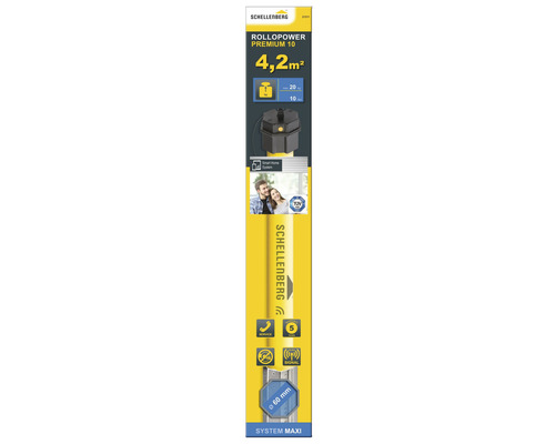 Buismotor Rollopower Premium Maxi Schellenberg 21211 met radiografische besturing, trekkracht 20 kg