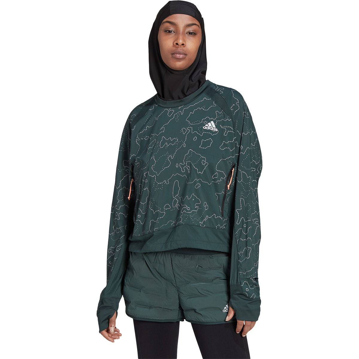 adidas Xcity Cover Up Windbreaker Dame