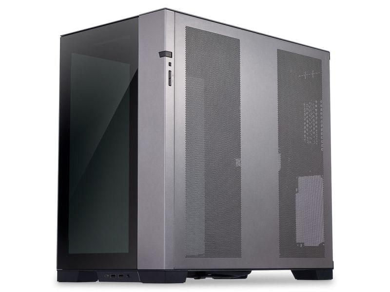 Lian Li PC-Gehäuse 011 Dynamic EVO Grau Vielseitig einsetzbarer Midi-Tower mit Sichtfenster