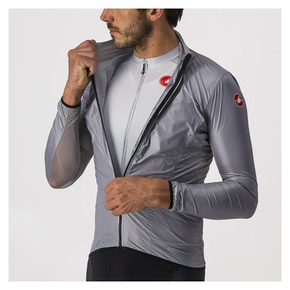 Veste Coupe-Vent Castelli Aria Shell Gris