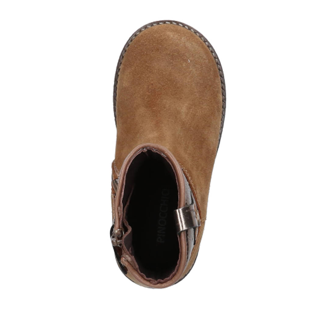 Pinocchio leren cowboylaarzen bruin