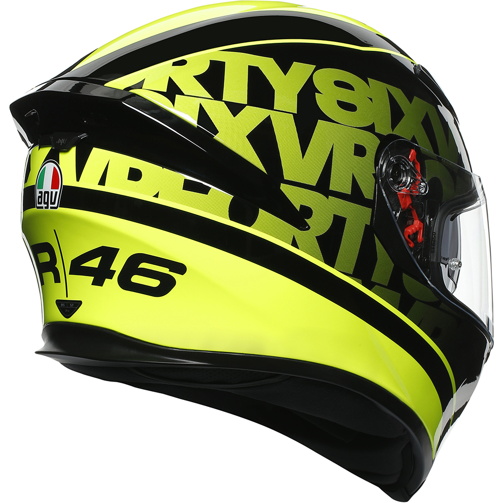 AGV - Casque K5 S Fast 46 Noir / Jaune / Kaki