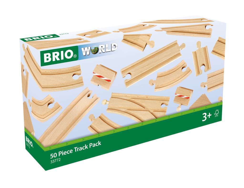 BRIO Spiel Großes Schienensortiment 50 Teile