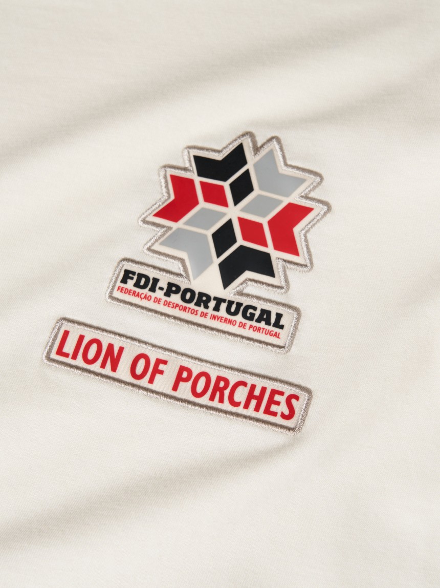 T-shirt feminina de algodão Lion x FDI