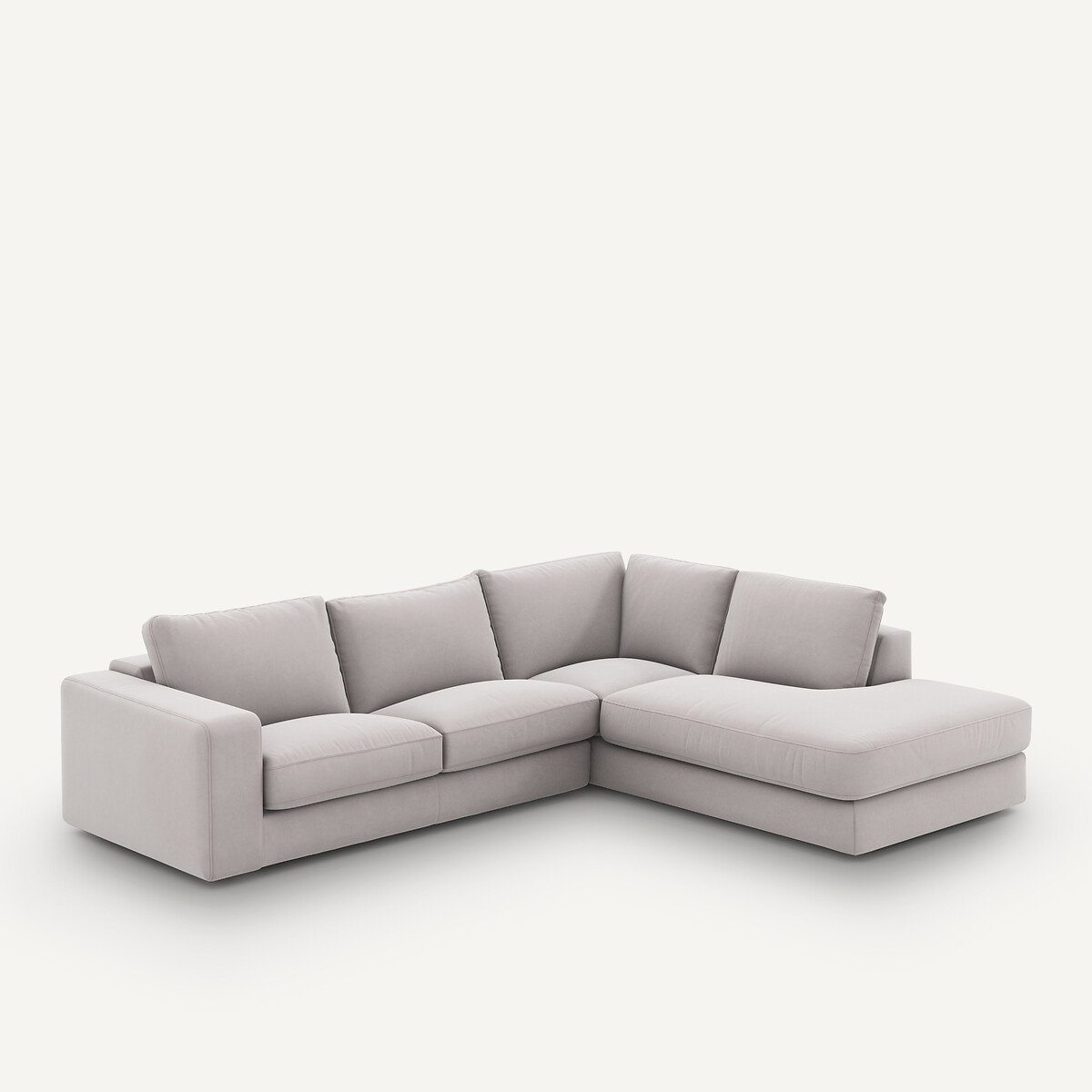AM.PM<br>Sofá de canto de veludo, Skander