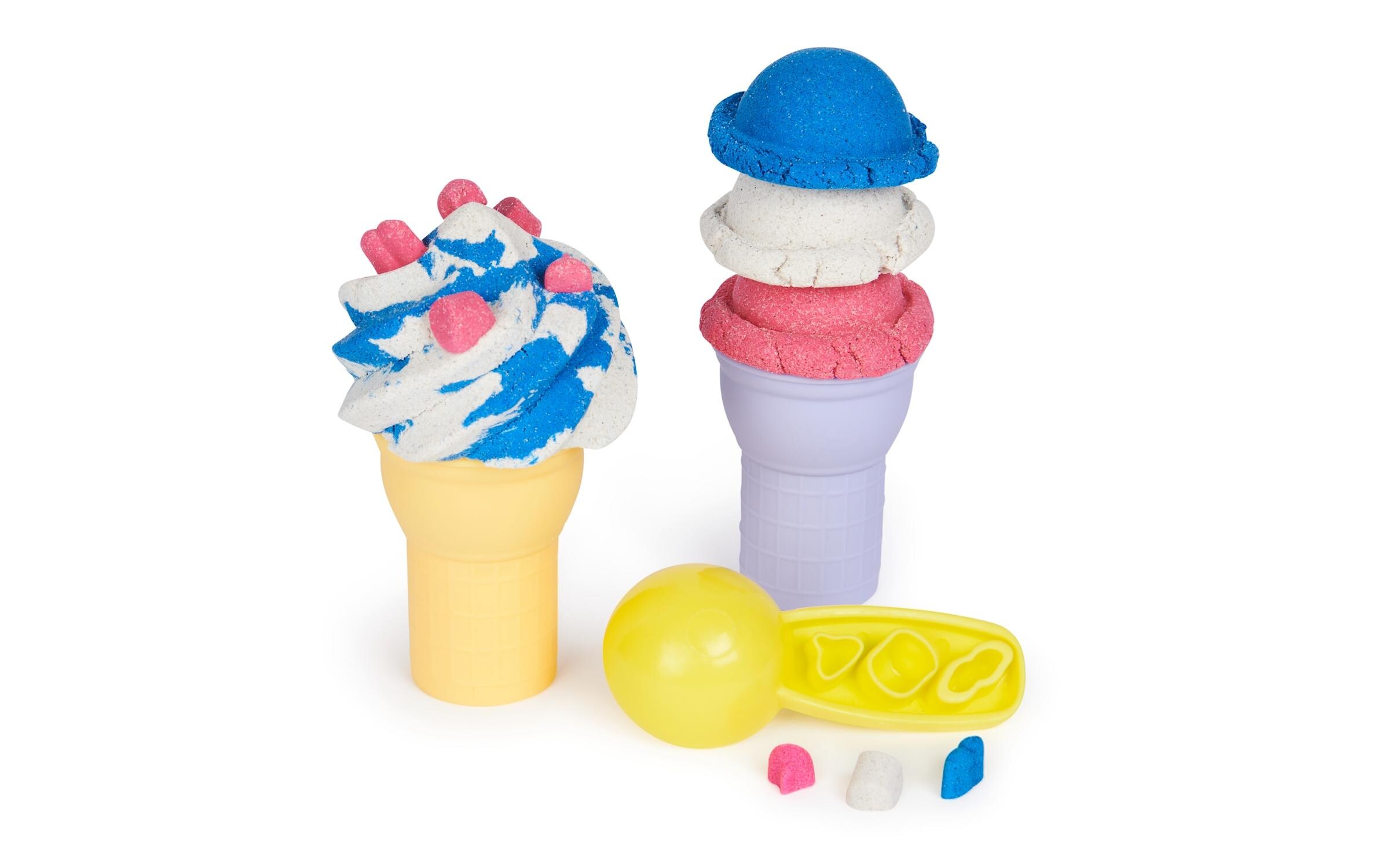 Kinetic Sand Softeis Stand 396 gKreatives Indoor-Sandspiel