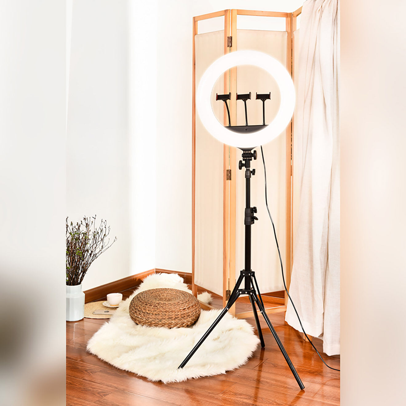 WI-LIGHT Selfie sur pied 18' rl18 noir