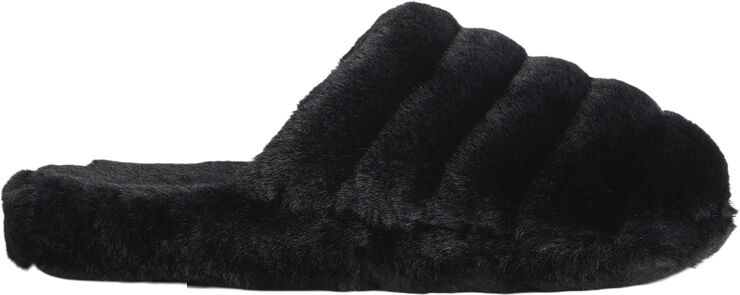 Ted Baker LOPSEY Faux Fur Mule Slipper Black