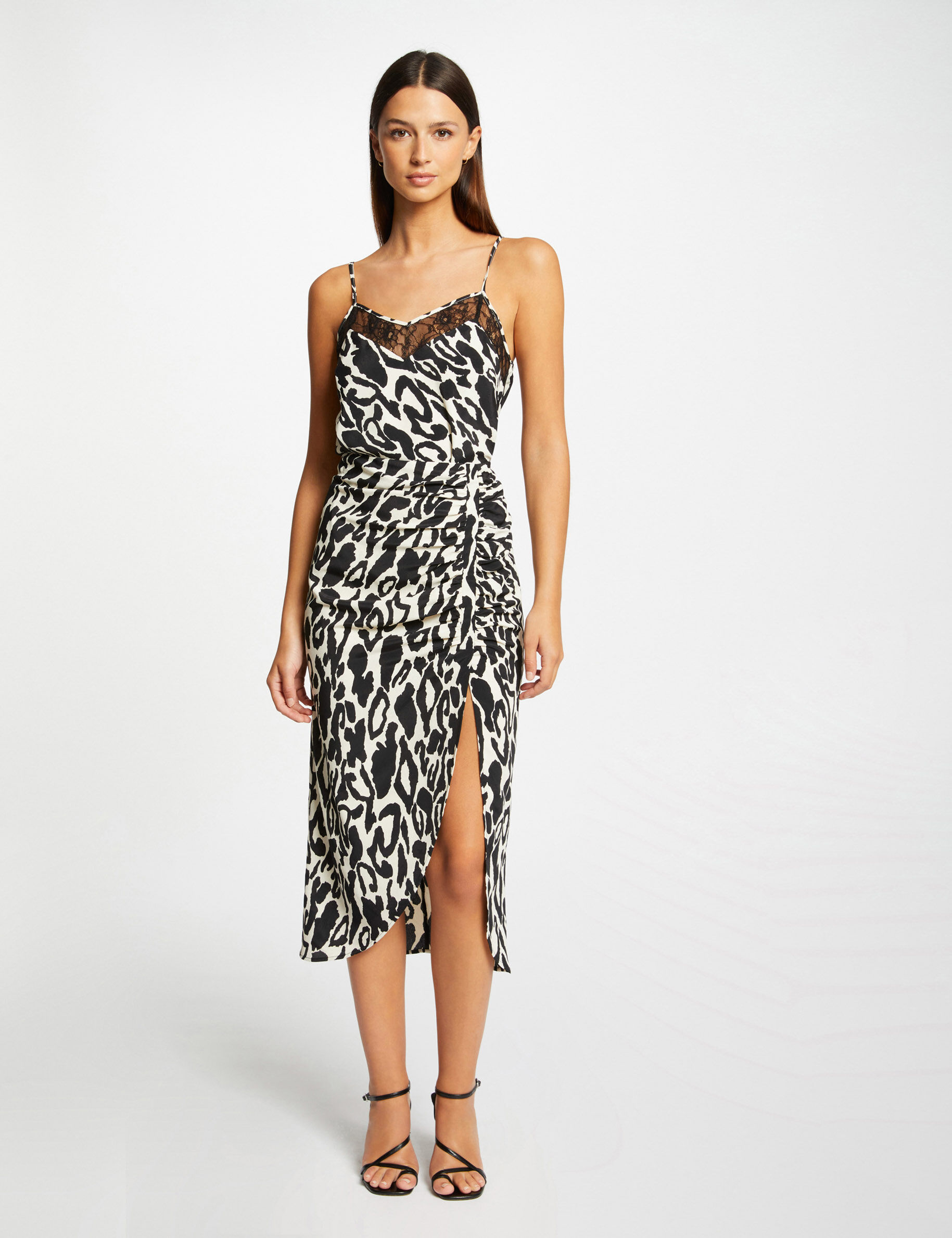 Blouse bretelles fines imprimé animalier multico femme - multico