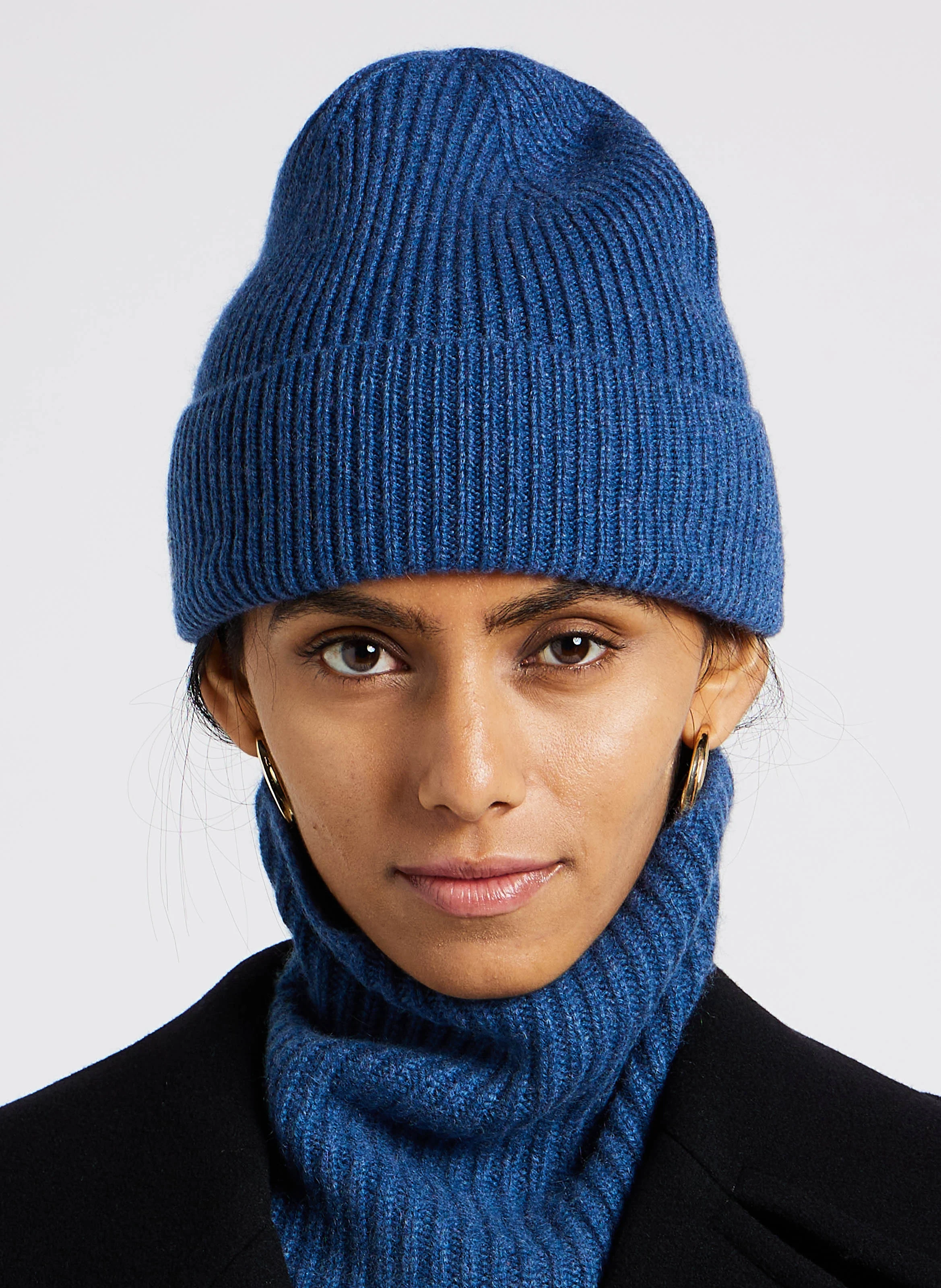 Bonnet en cachemire | Bleu
