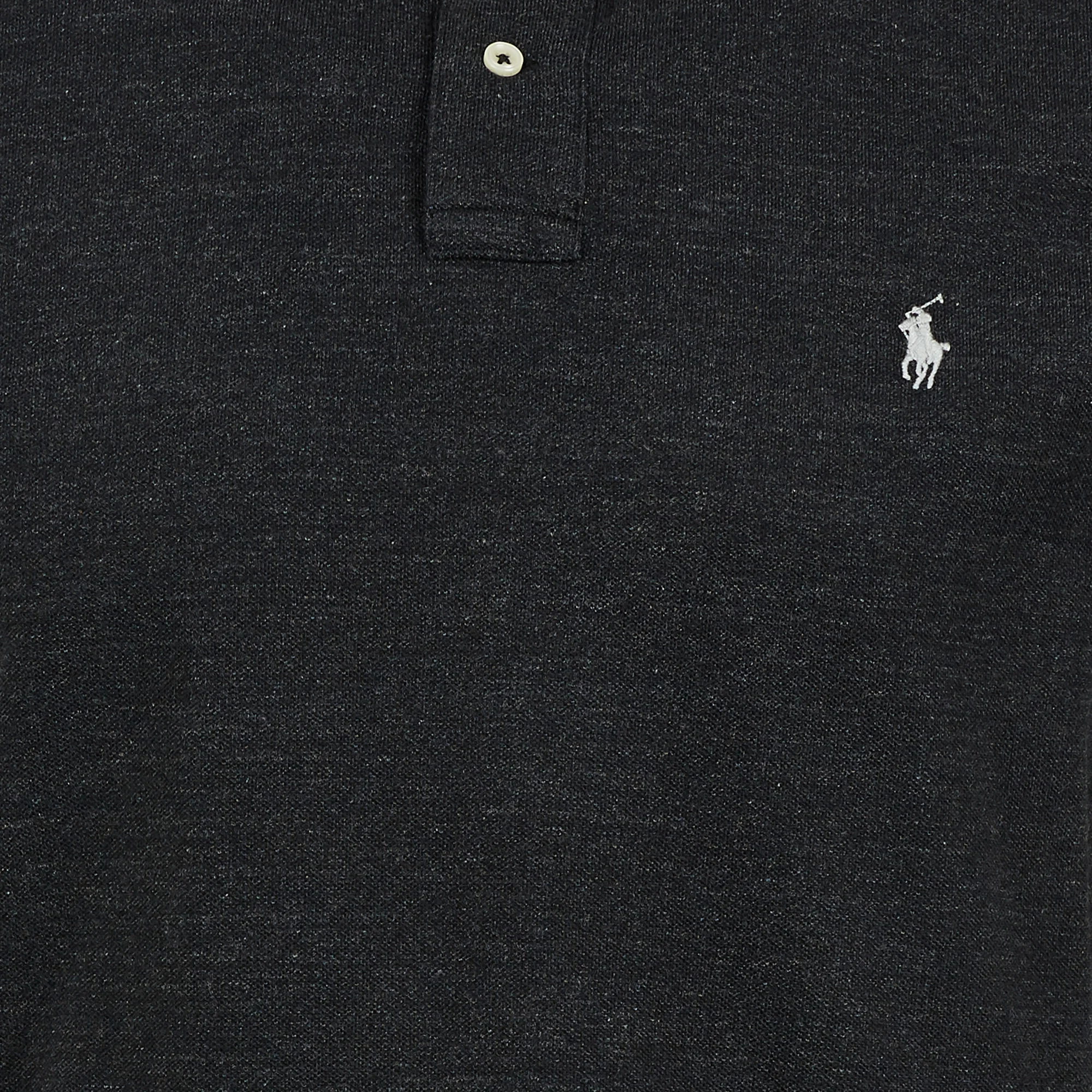 Polo slim-fit en coton | Noir