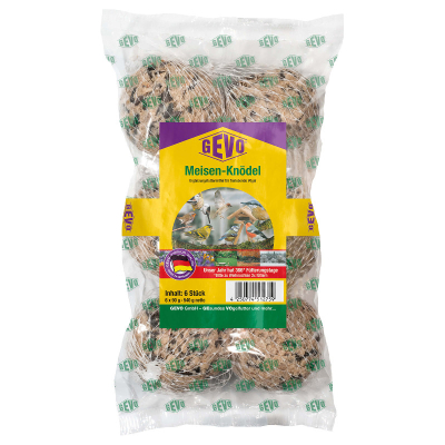 GEVO Meisenknödel 6er Pack Wildvogelfutter 6x90g