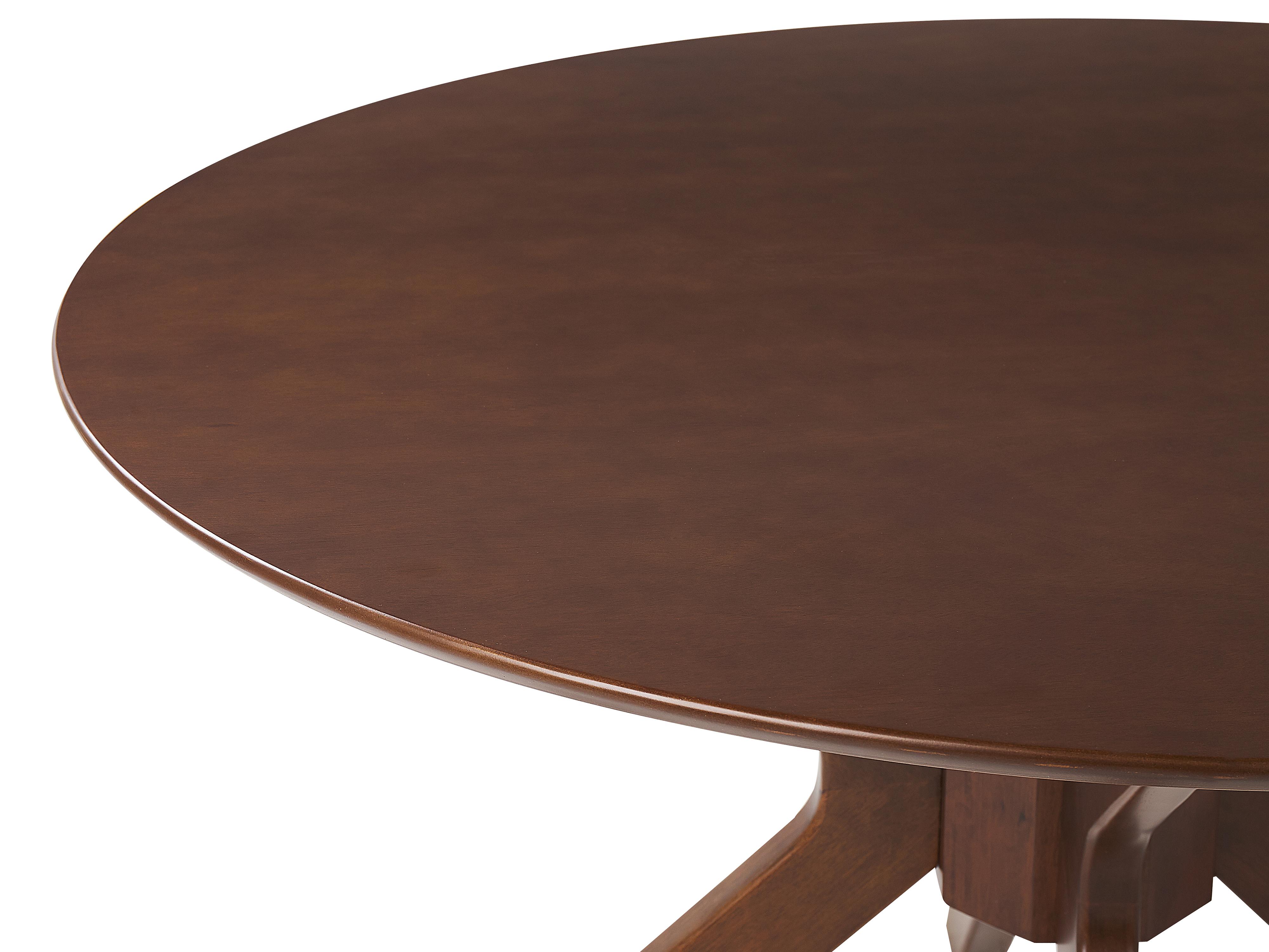 Eettafel TYMIS Donker mahoniehout 120 cm 120 cm