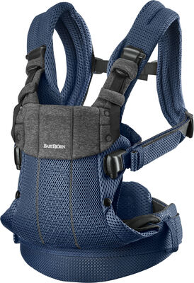 BabyBjörn Harmony Bæresele 3D Mesh, Navy Blue