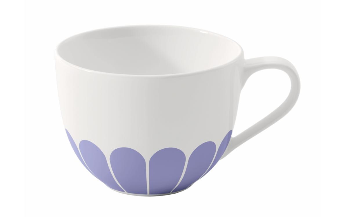 Kaffeetasse Fleur 160 ml, 6 Stück, BlauTasse aus hochwertigem Porzellan