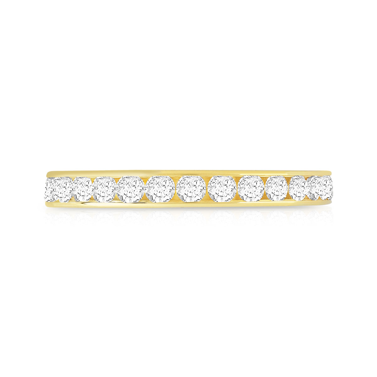 Alliance or 750 jaune diamant H/P1