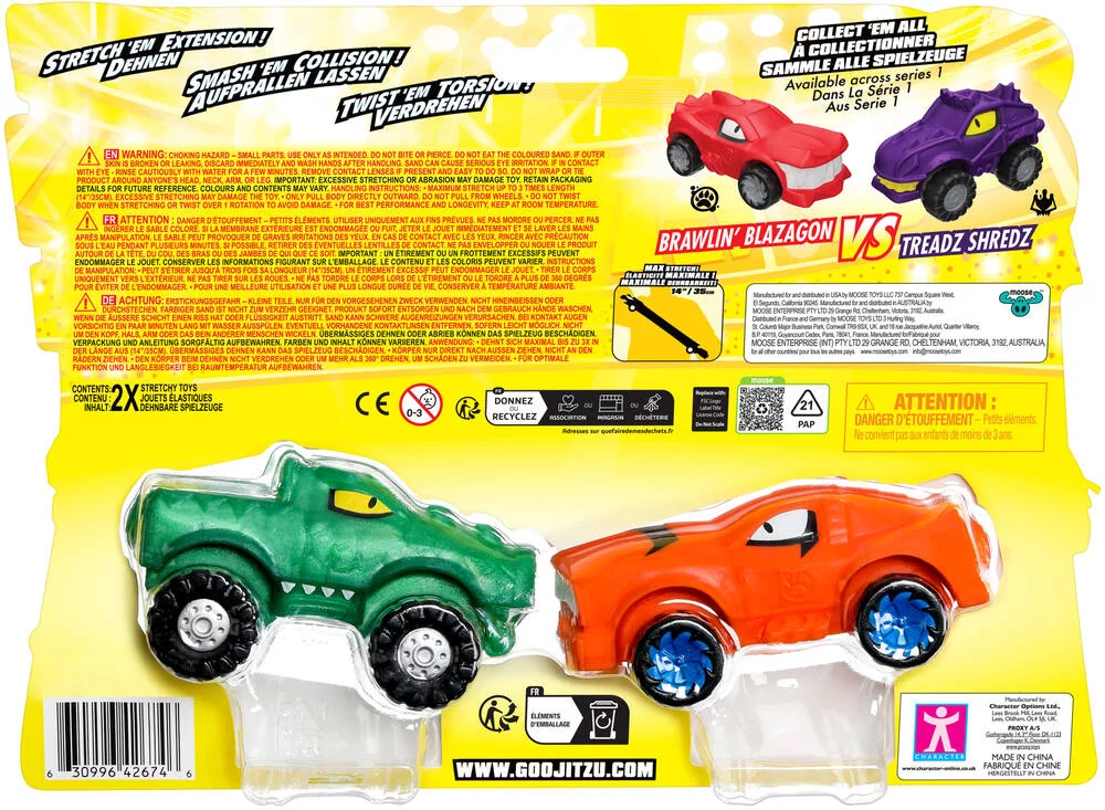 GOO JIT ZU  - GOO MOBILES - TURBO TYGER VS RUMBLER JAW