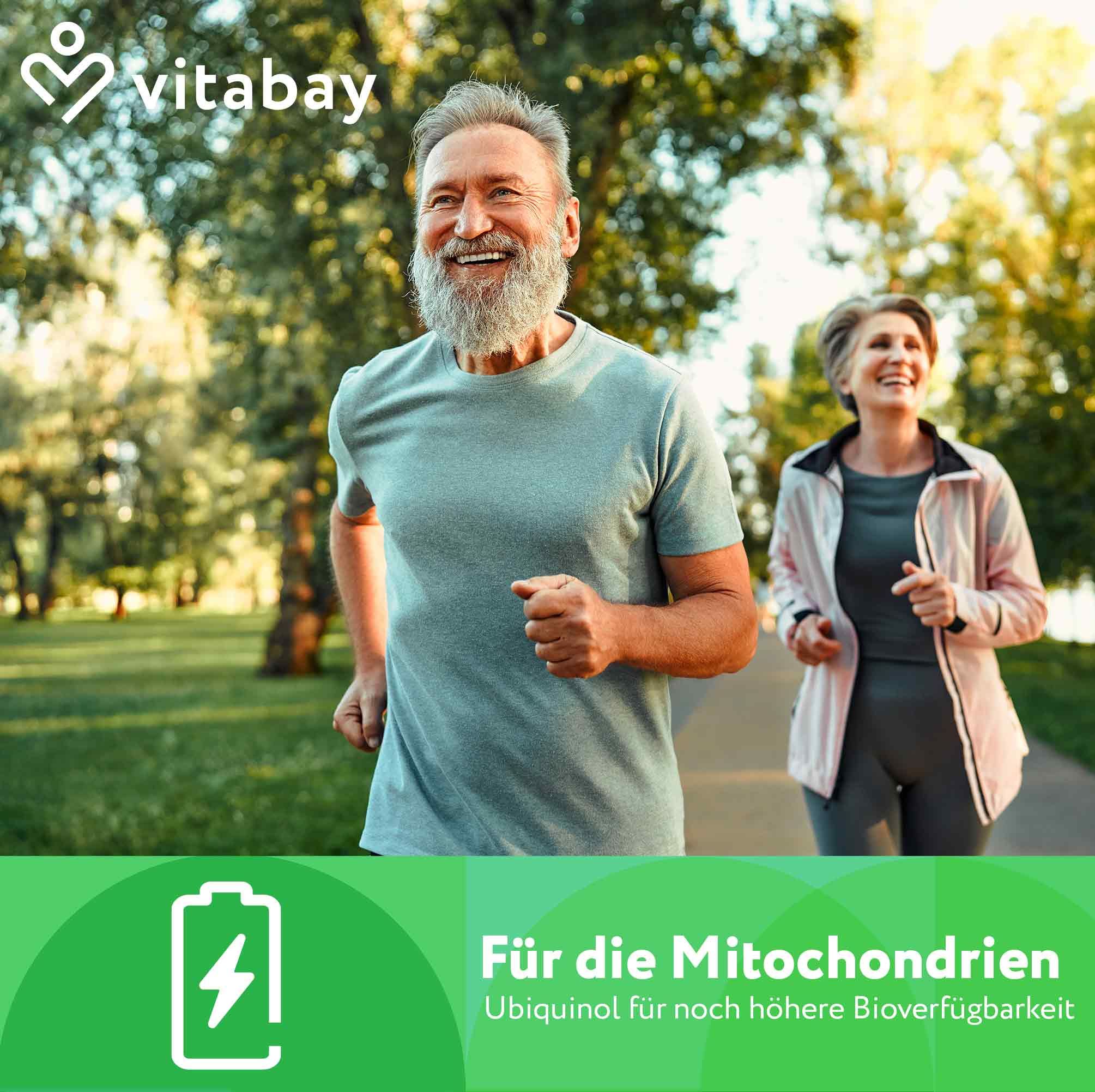 Vitabay Coenzym Q10 Ubiquinol 200 mg Bioaktiv - Hochdosiert