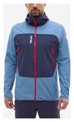 Veste Softshell Millet Fusion Xcs Bleu Homme