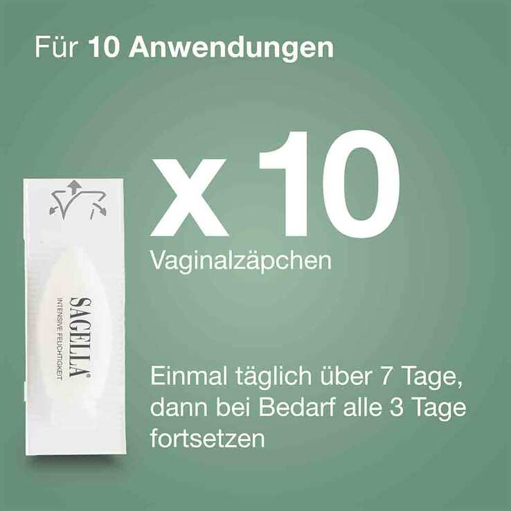 Sagella poligyn 50 + intensive Feuchtigkeit Ovula, 10 St