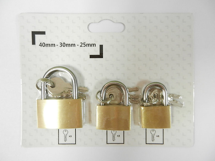 Cadenas 25/30/40 mm, lot de 3