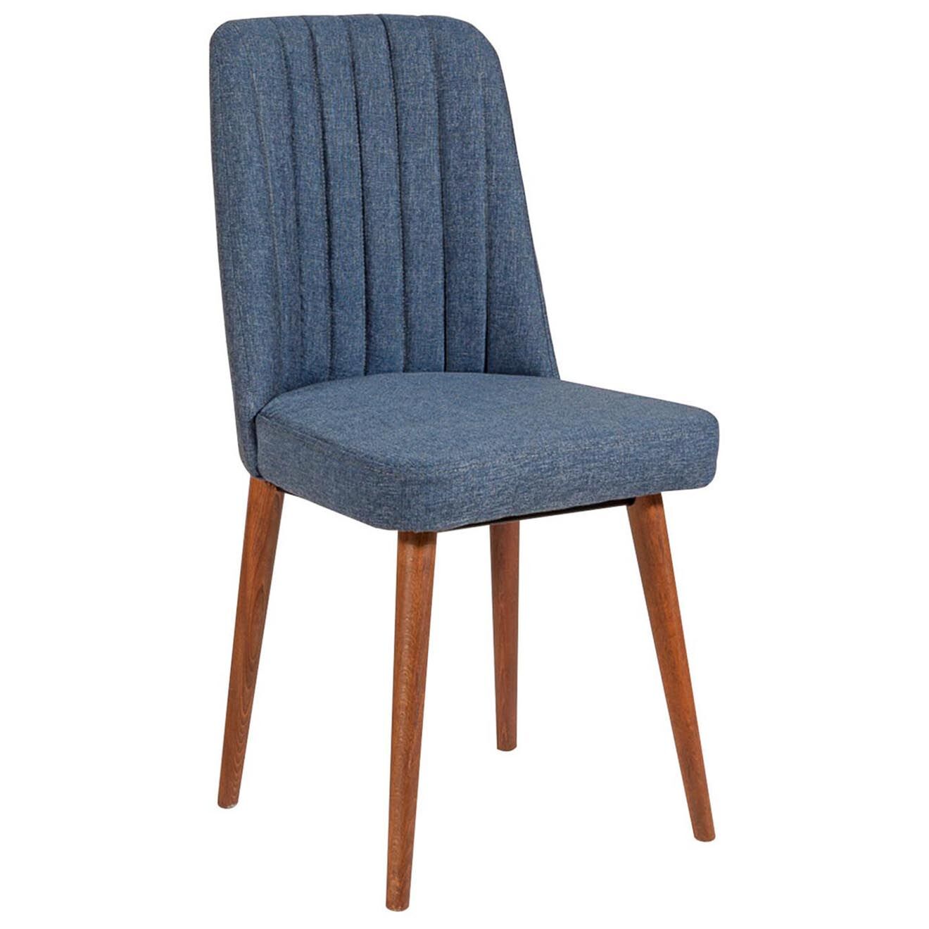 Homitis Ensemble Table + 2 Chaises + 1 Banc Vina 1048 beige/bleu foncé