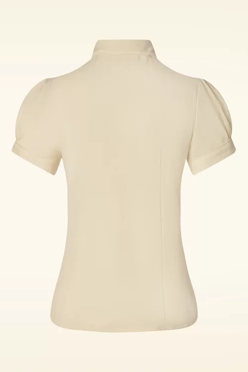 Rock N Romance Margot blouse in antiek wit