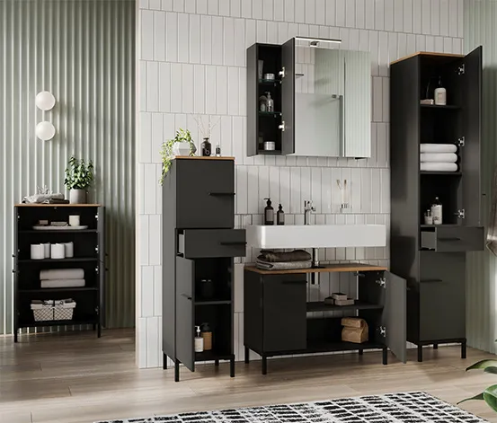 Mediumschrank »Yonkers«, Graphit