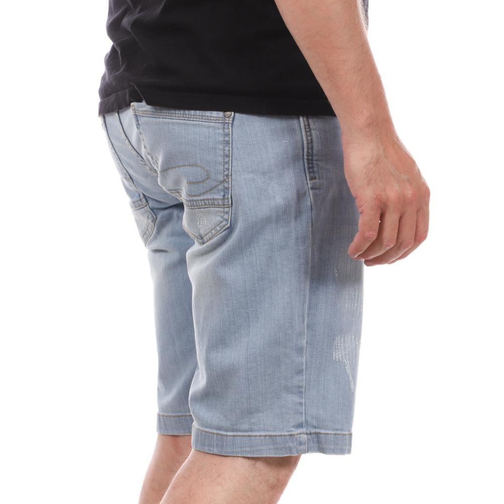 Lee Cooper Short en jean Bleu Clair Homme Lee Cooper Ozark