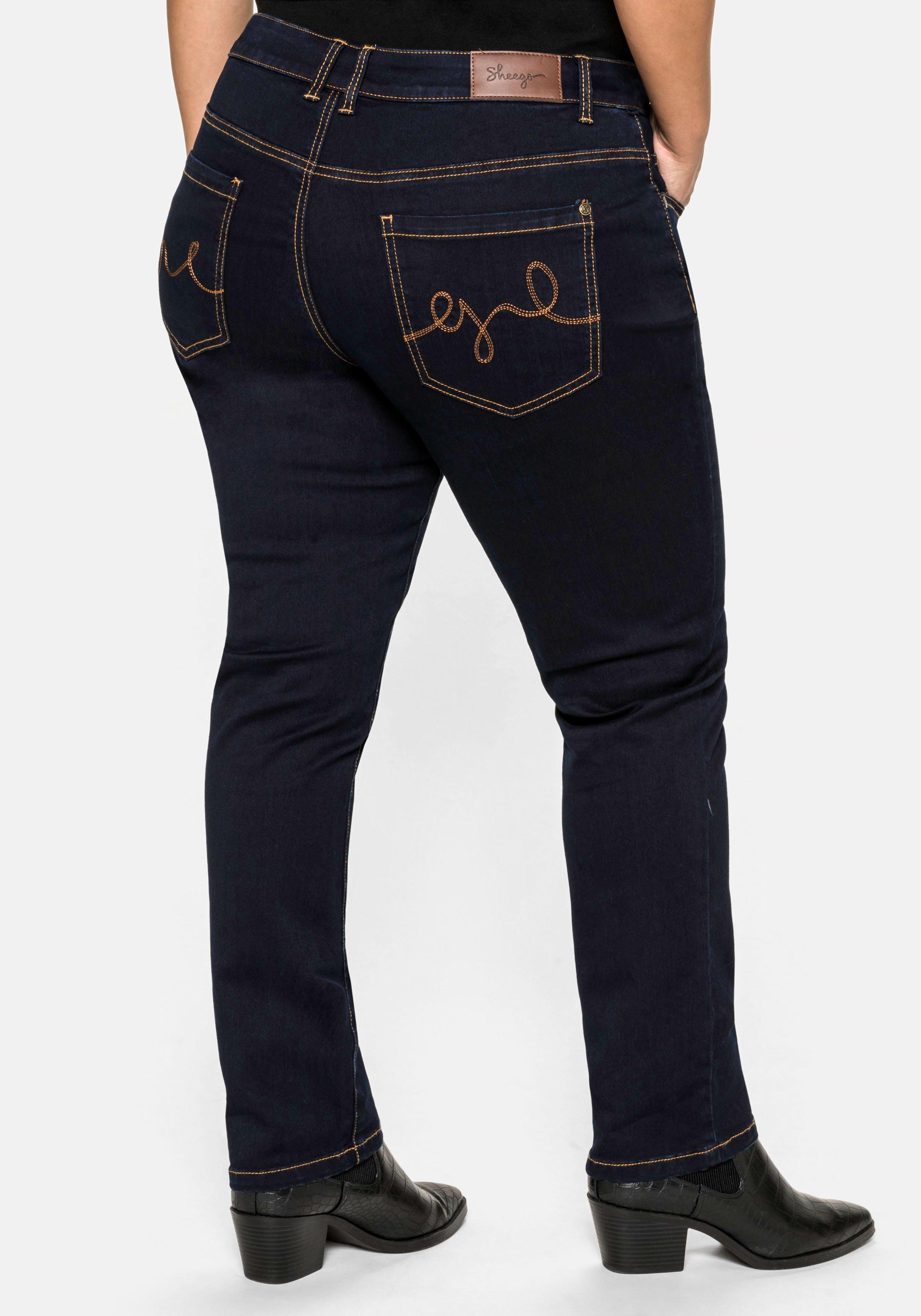 Schmale Stretch-Jeans im 5-Pocket-Stil