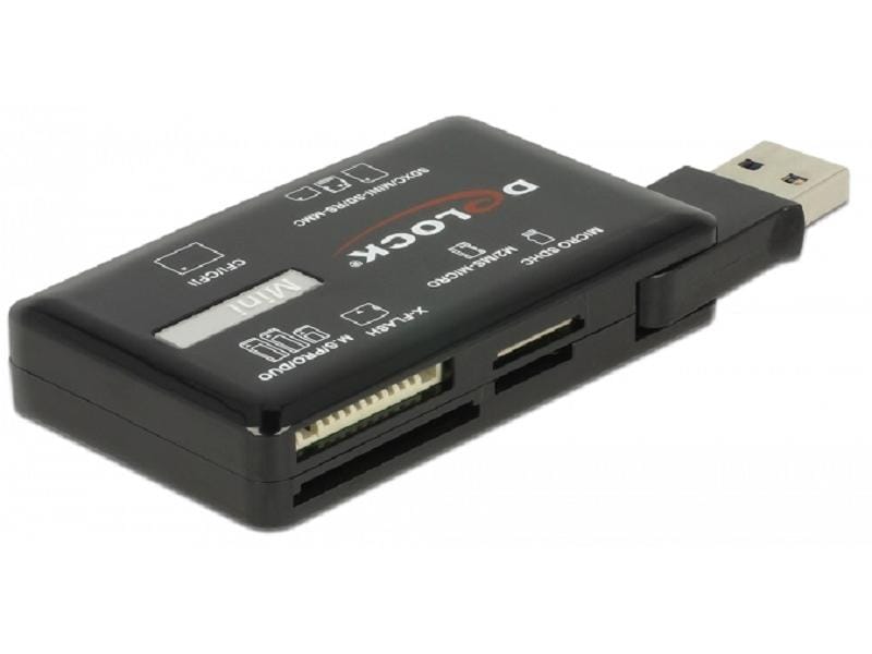 Delock Card Reader Extern 91758 Externer Cardreader für verschiedene Speicherkartentypen