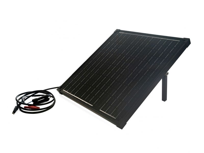 Technaxx Solarkoffer TX-214 50 W Solarkoffer mit einfacher Installation und Schnellanschluss zum umweltfreundlichen Aufladen Ihrer Batterie