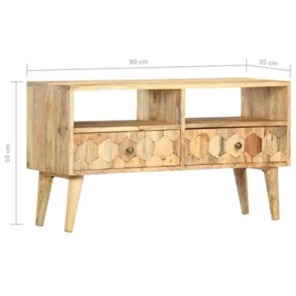 vidaXL - Tv-kast - Bruin - Hout - 90 x 30 x 50 cm