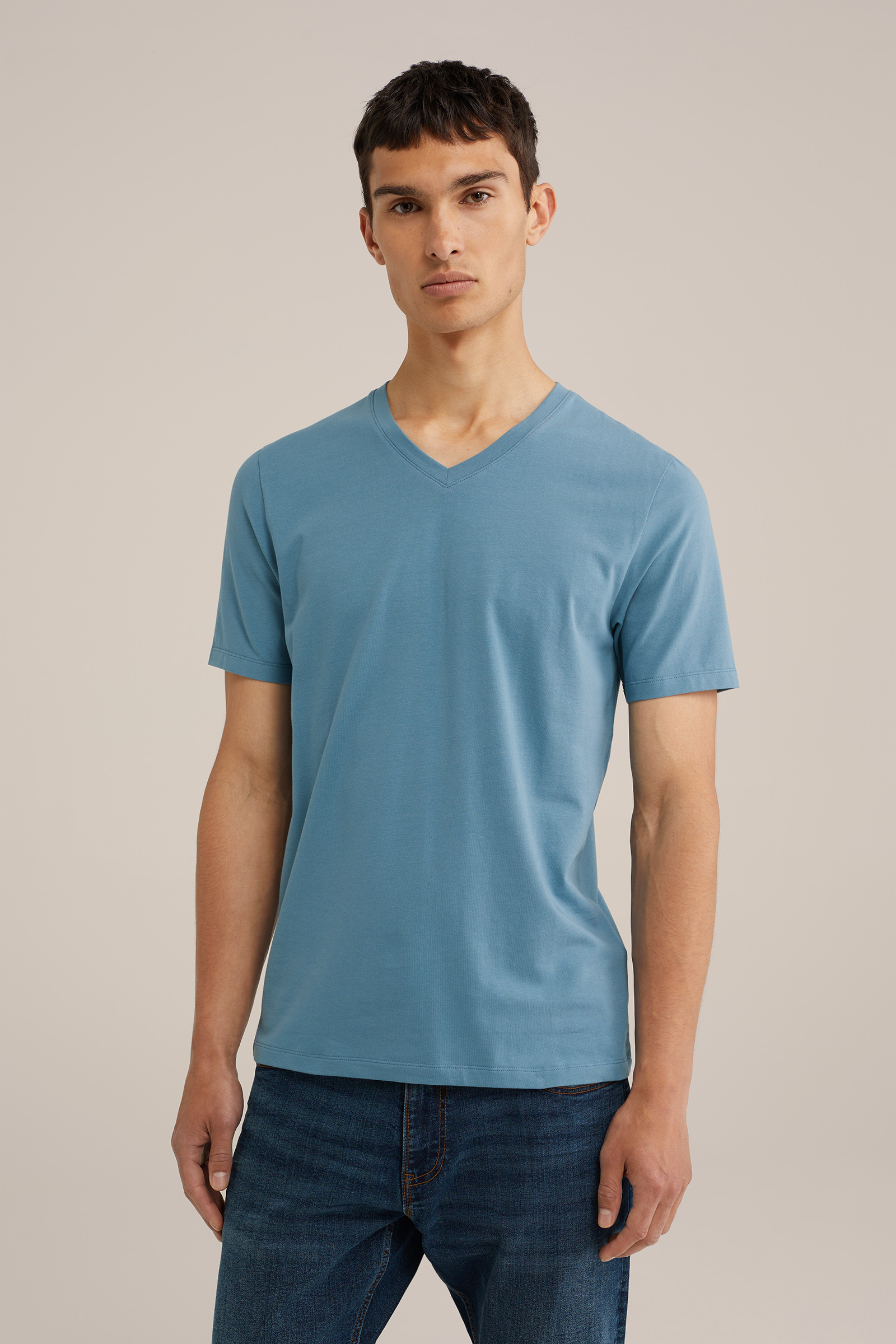 T-shirt WE Fashion IJsblauw