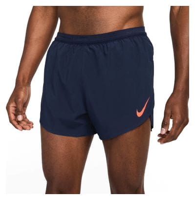Short splité Nike AeroSwift 4in Bleu Homme