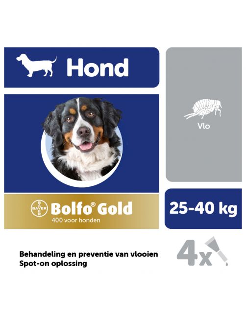 Bolfo Gold Hond 400 - Anti vlooienmiddel