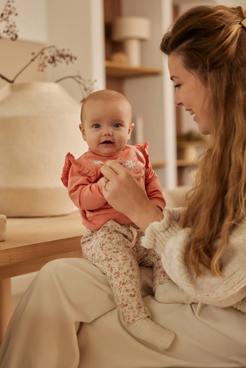 Dirkje regular broek beige