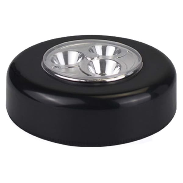 Trådløs selvklebende LED-lampe med berøringsfunksjon Sort