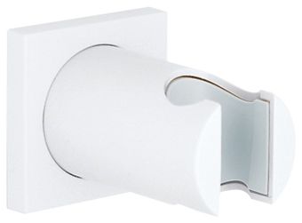 Grohe Rainshower wandhouder m. vierkante rozet wit